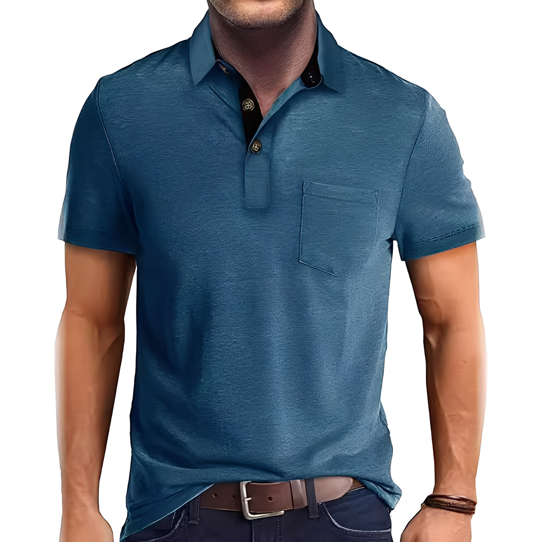 Abner - Klassisches Herren-Poloshirt mit kurzen Ärmeln