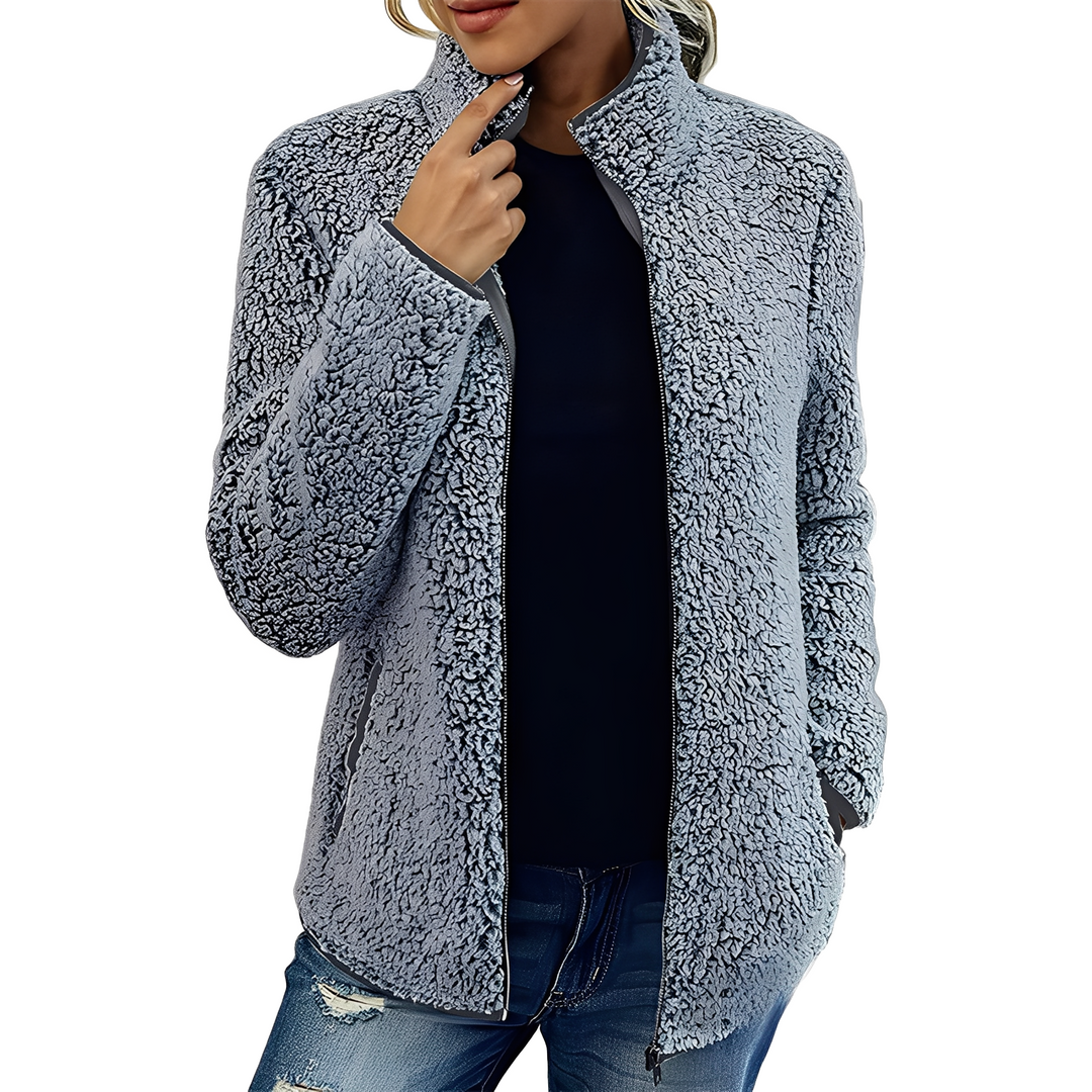 Larissa - Stilvolle, warme Fleece-Jacke für Damen