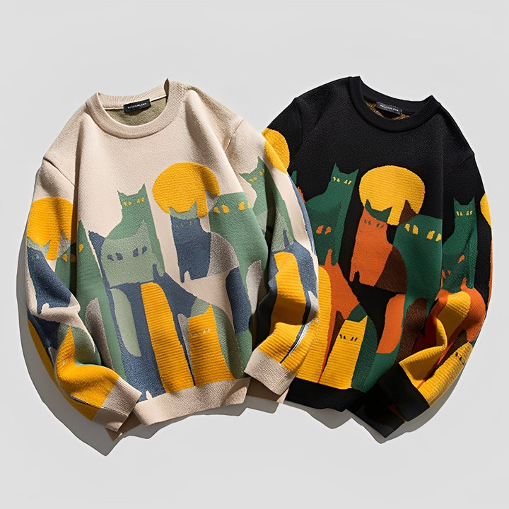 Davin - Eleganter Herrenpullover mit Muster