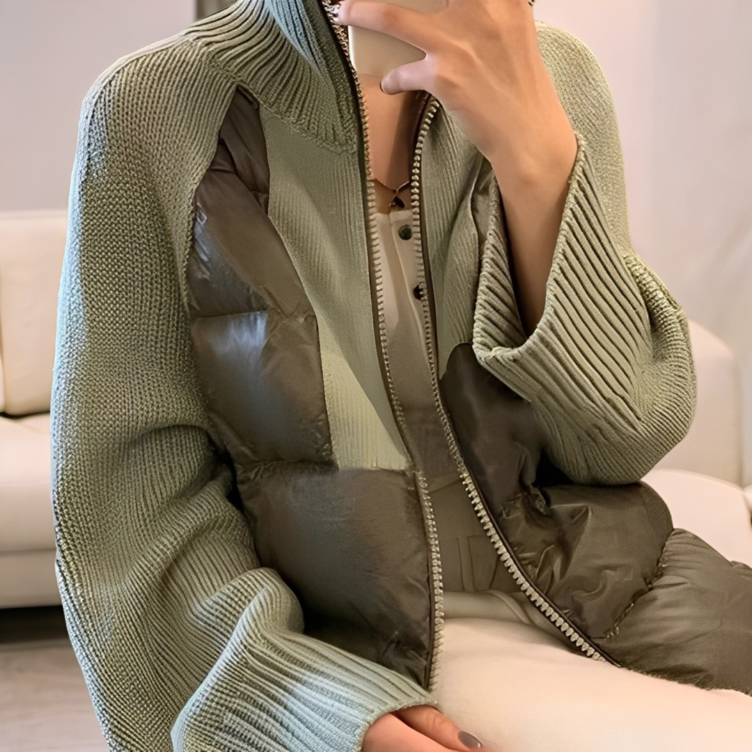 Harley - Bequeme Strickparka-Jacke mit Reißverschluss für Damen