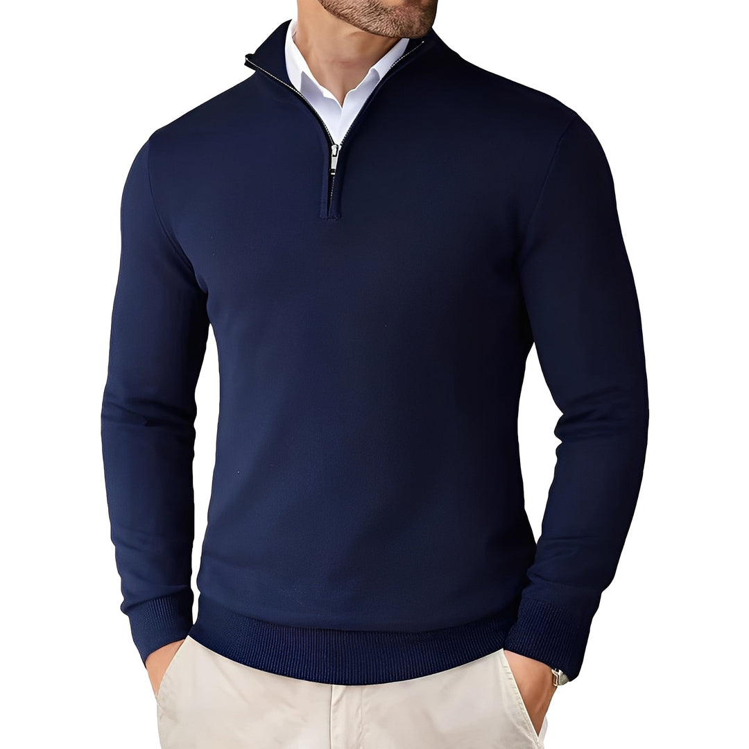 Darell - Stilvoller Herren-Strickpullover mit Reißverschluss