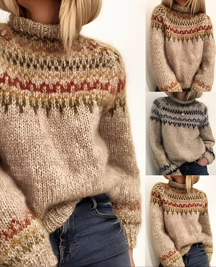 Macey - Damenpullover aus grobem Strick