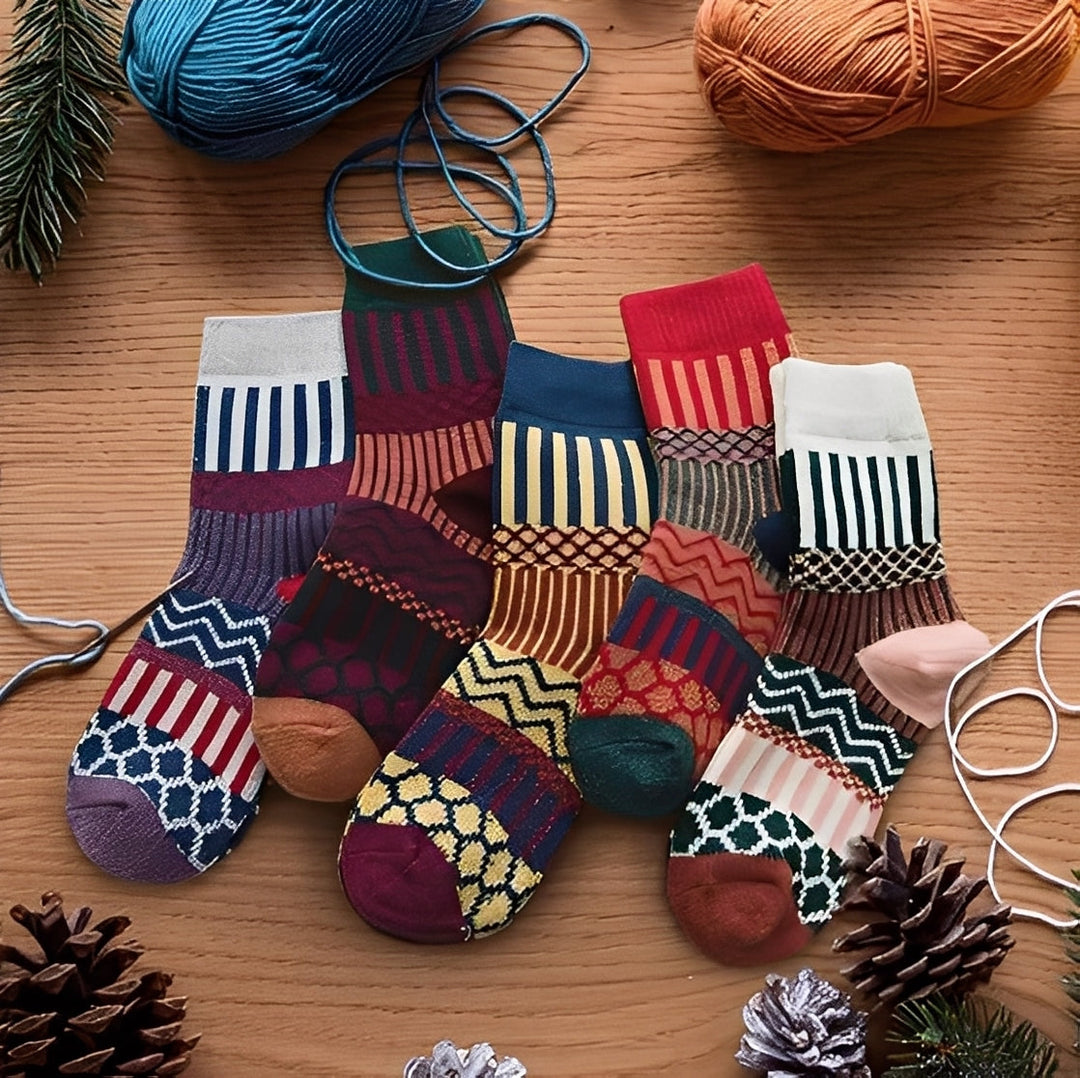 Evelynn - Modische Damen-Wintersocken