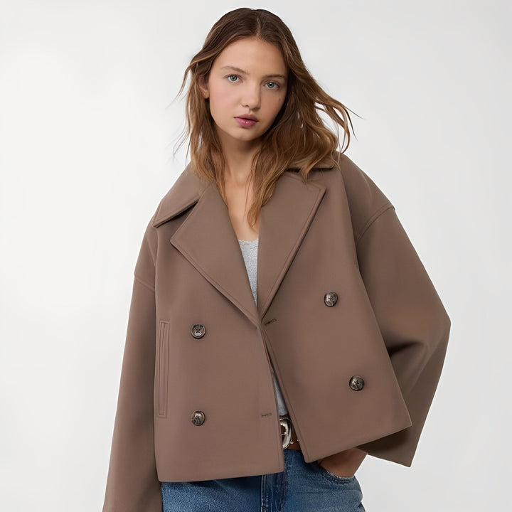 Abegail - Bequeme, locker geschnittene kurze Damenjacke