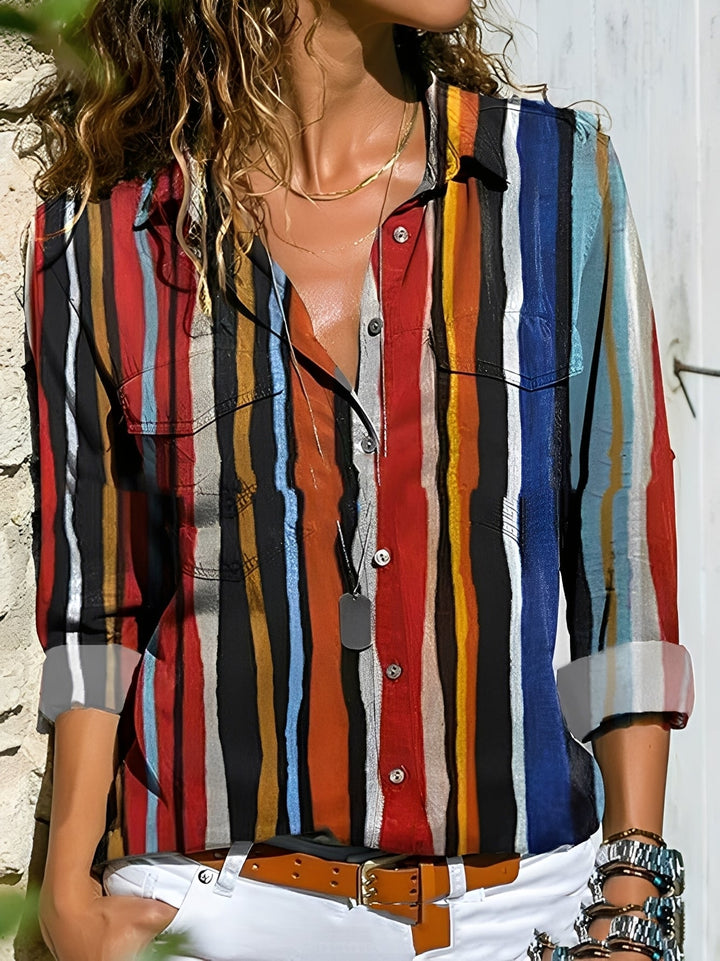 Santana - Schickes Damen-Shirt mit abstraktem Design