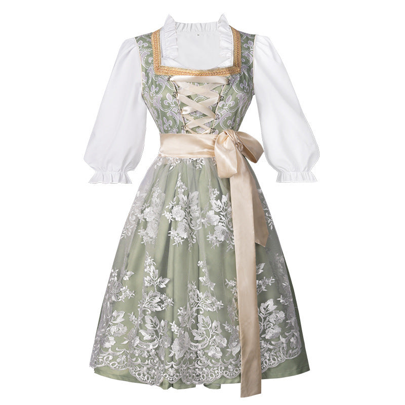 Ashlie - Traditionelles Oktoberfest-Outfit für Damen mit Schlitz