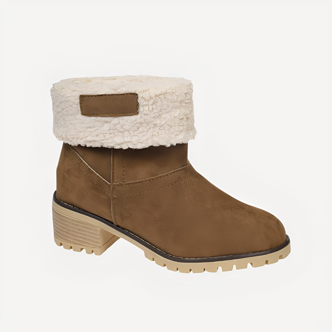 Claudia - Stylische, warme Winterstiefel mit Absatz für Damen