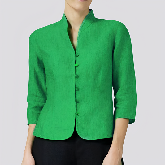 Alesha - Zeitlose Damen-Langarmbluse