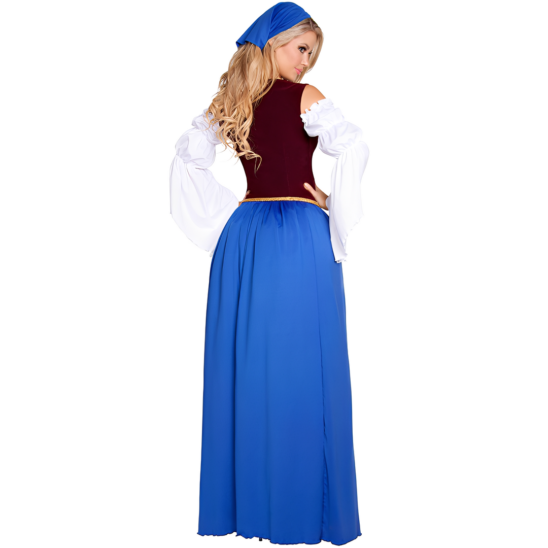 Katelynn - Retro-Oktoberfest-Langes Kleid für Damen