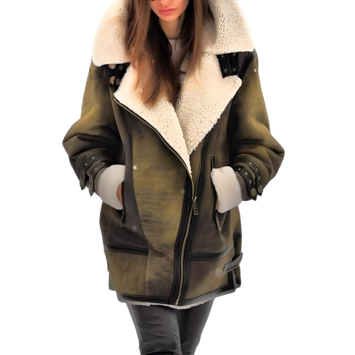 Leilani - Schicke Lederjacke mit warmem Innenfutter für Damen