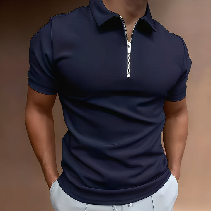 Hubert - Elegantes Polohemd mit Reißverschluss für Herren