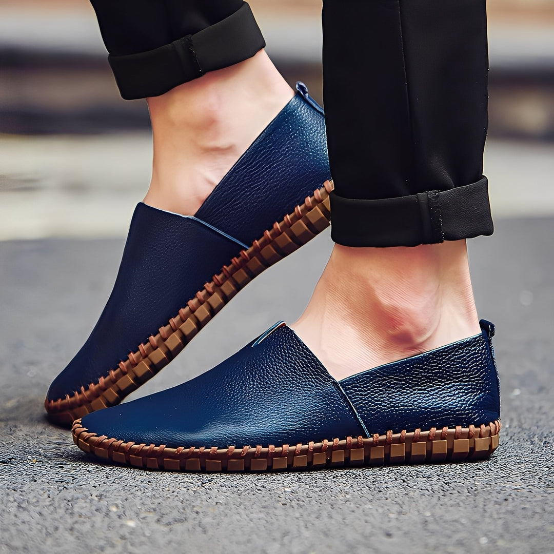 Neville - Schicke Leder-Slipper für Männer