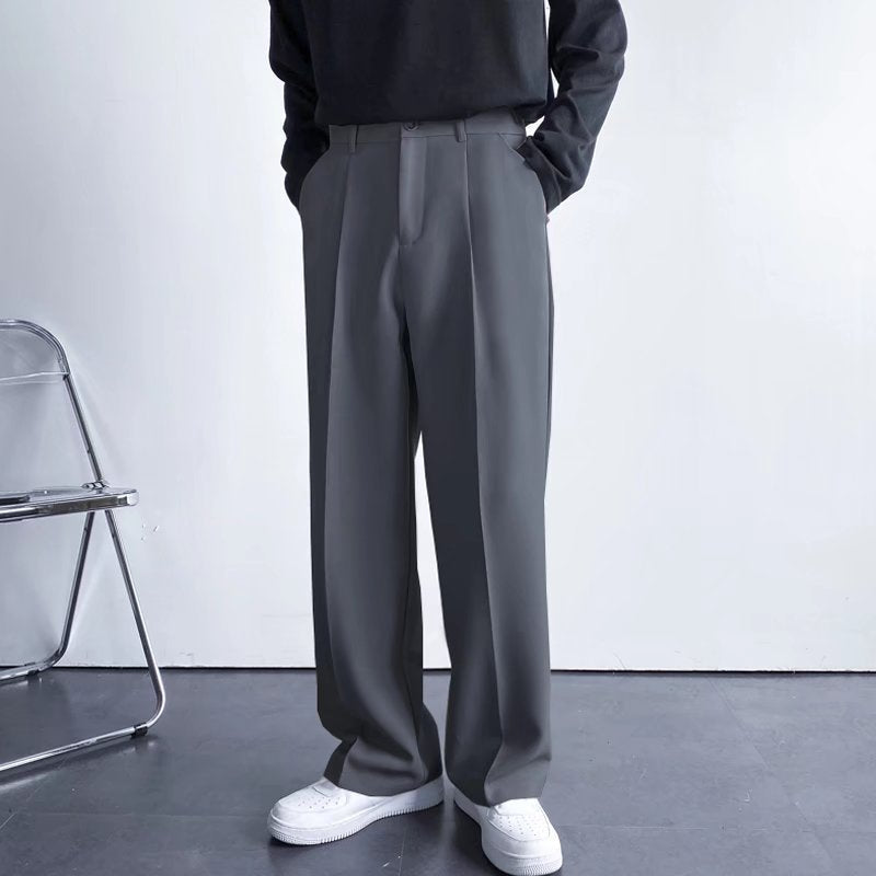 Caleb - Elegante, locker sitzende, gerade Herrenhose