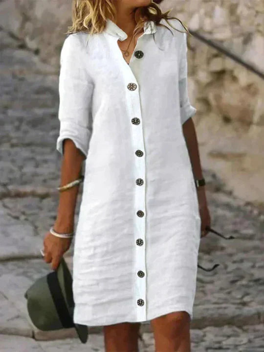 Sanya – Sommerkleid aus leichtem Leinen