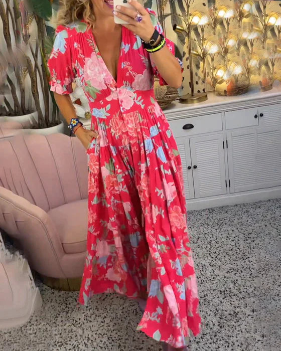 Irene – Schmeichelndes Kleid mit Gummizug in der Taille
