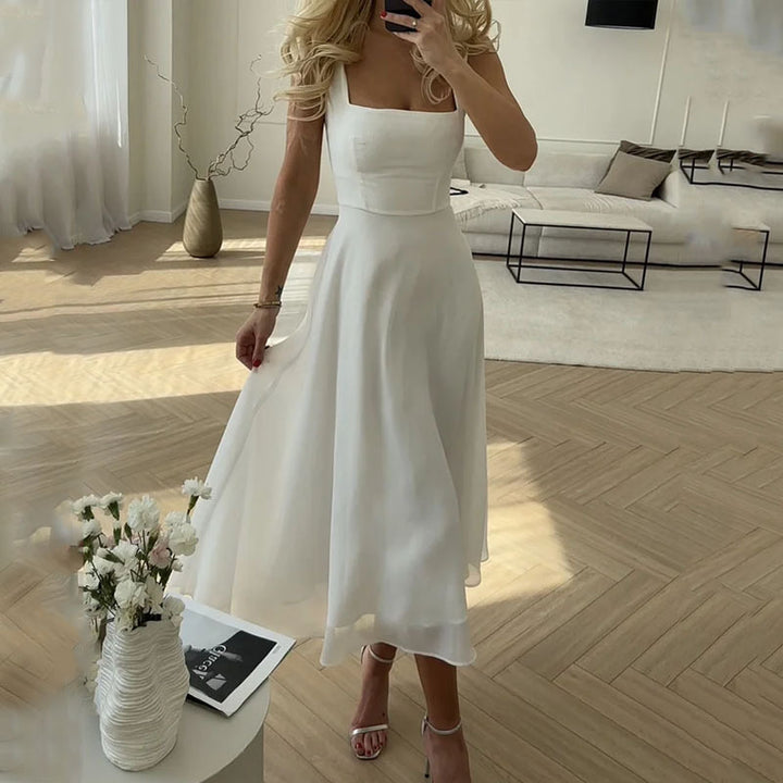 Catalina - Klassisches Ärmelloses Frauenkleid