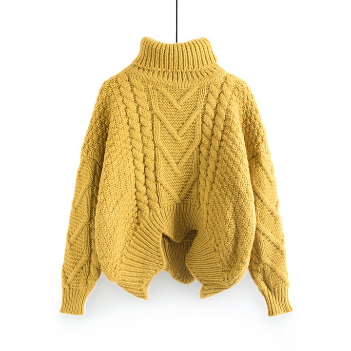 Catrina - Komfortabler, warmer Damen-Rollkragenpullover