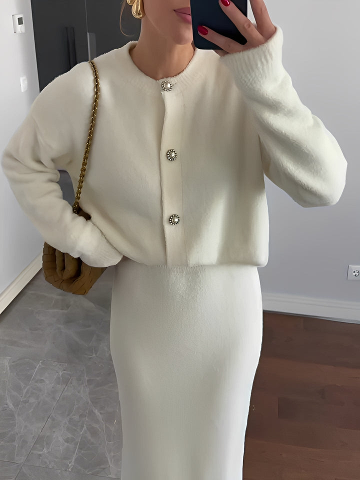 Cecilia - Elegantes Set aus Jacke und Rock für Damen