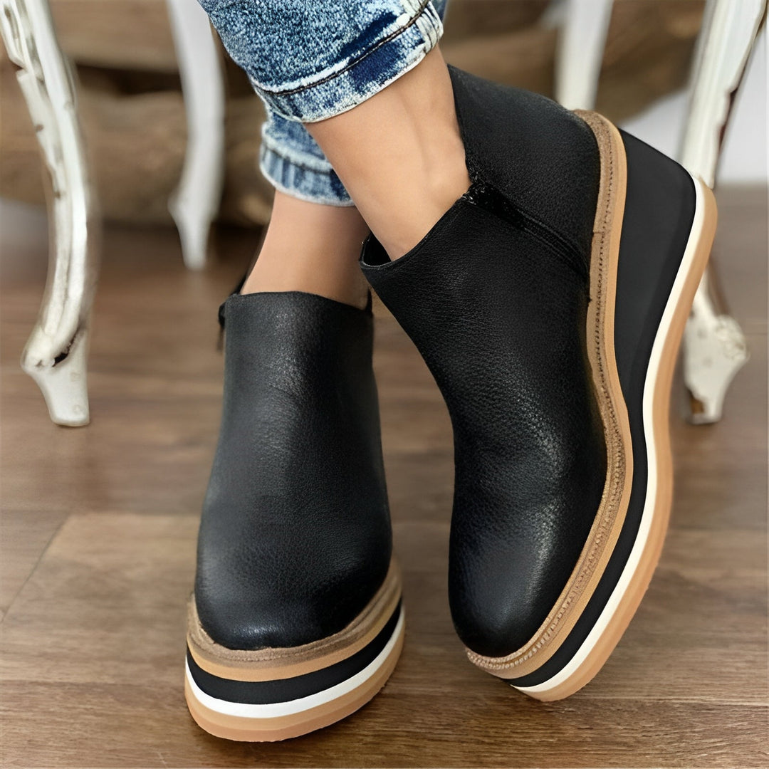 Leilah - Frauenschuhe mit seitlichem Reißverschluss