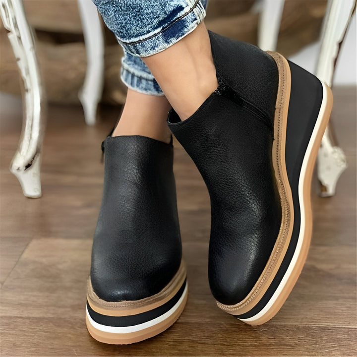 Leilah - Frauenschuhe mit seitlichem Reißverschluss