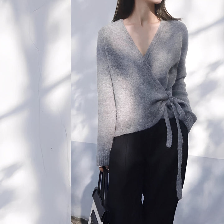 Eleanore - Eleganter Pullover mit schrägem Design für Damen