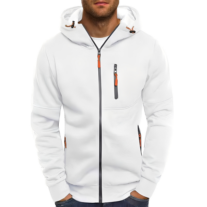Miller - Bequeme Herren-Kapuzenjacke mit Reißverschluss
