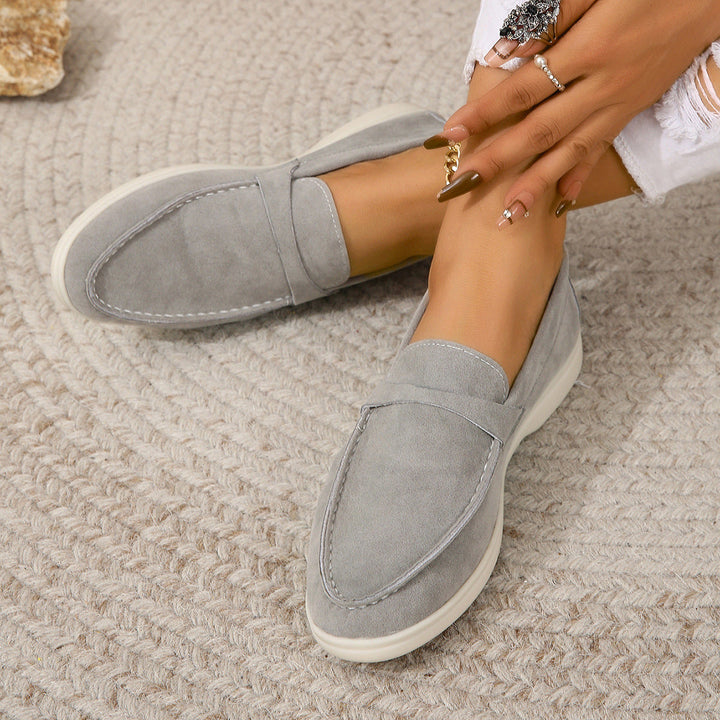 Yasmine - Klassische Damen-Wildlederschuhe