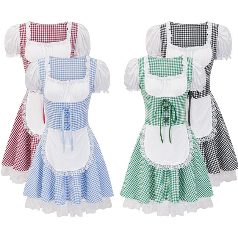 Miriam - Traditionelles Damen-Oktoberfestkleid mit Karomuster