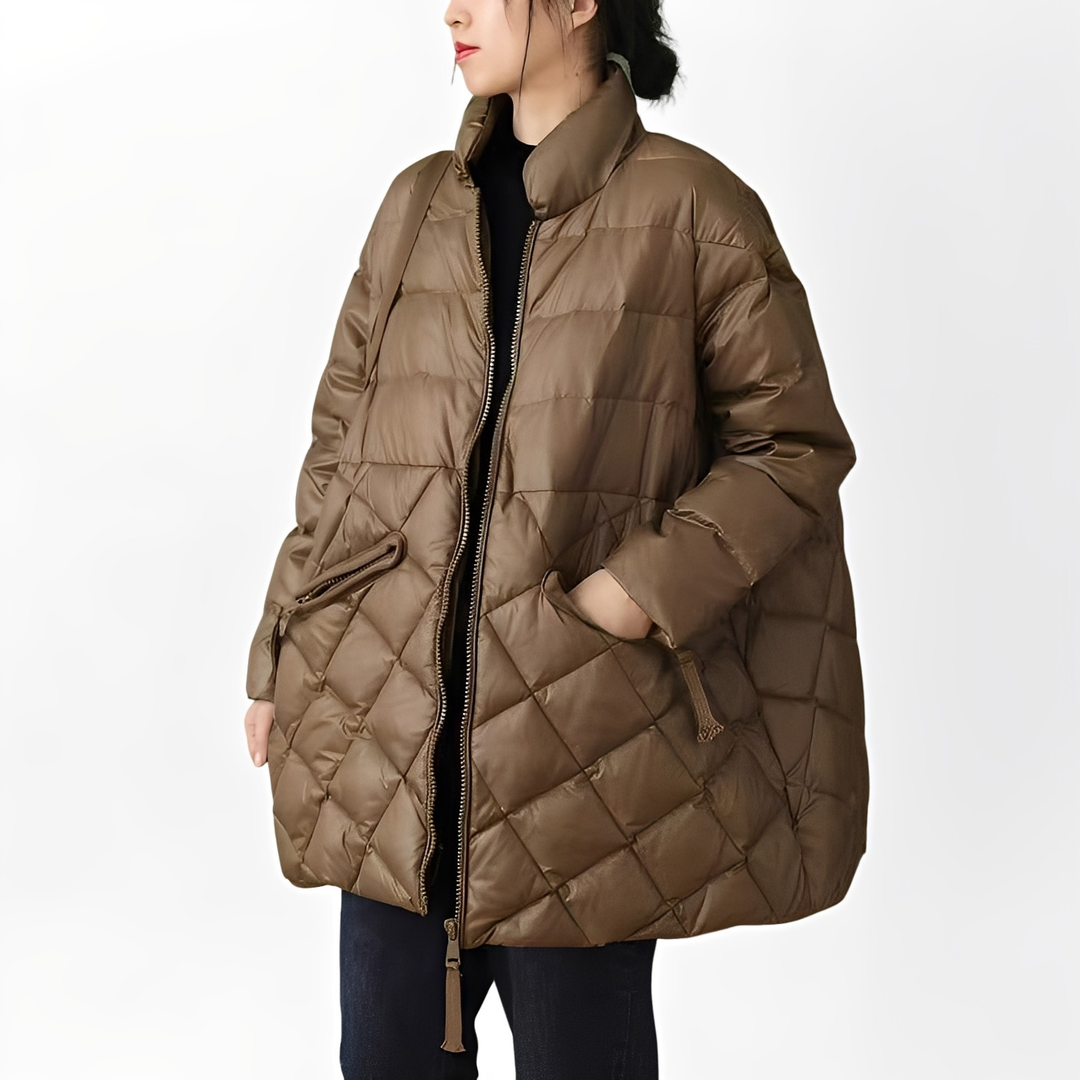 Emily - Warme Damenjacke mit Taschen und Reißverschluss
