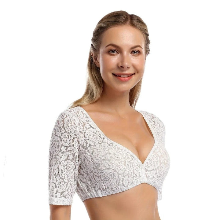 Shania - Modische Oktoberfest-Dirndlbluse für Damen