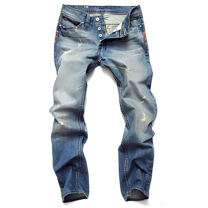 Kaleb - Klassische Jeans mit Löchern für Männer