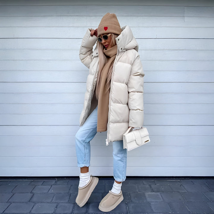 Catharine - Modische, gefütterte Damen-Parka-Jacke