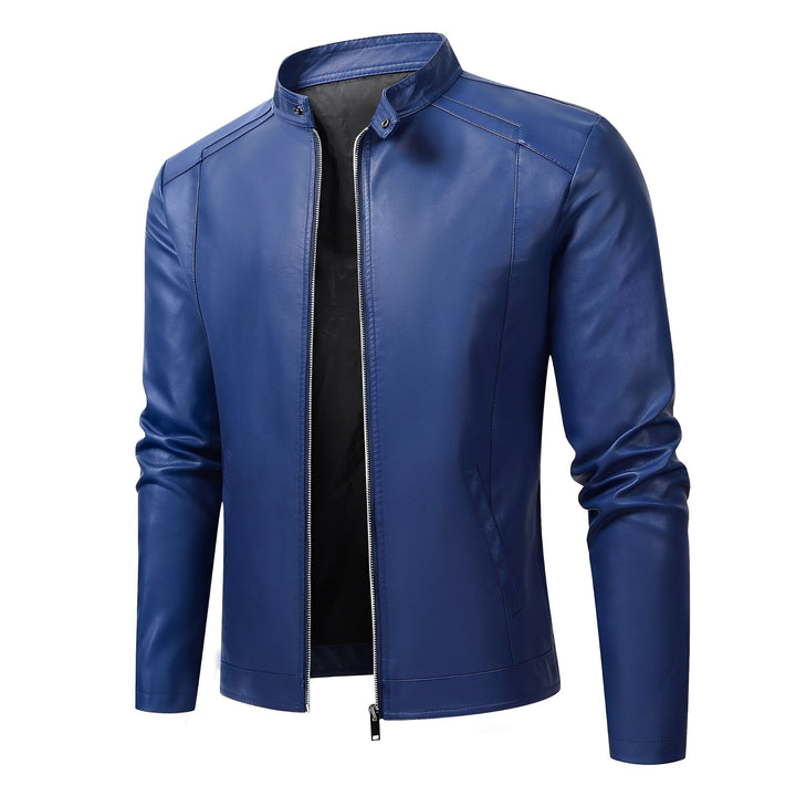 Theodore - Robuste, eng anliegende Herrenlederjacke