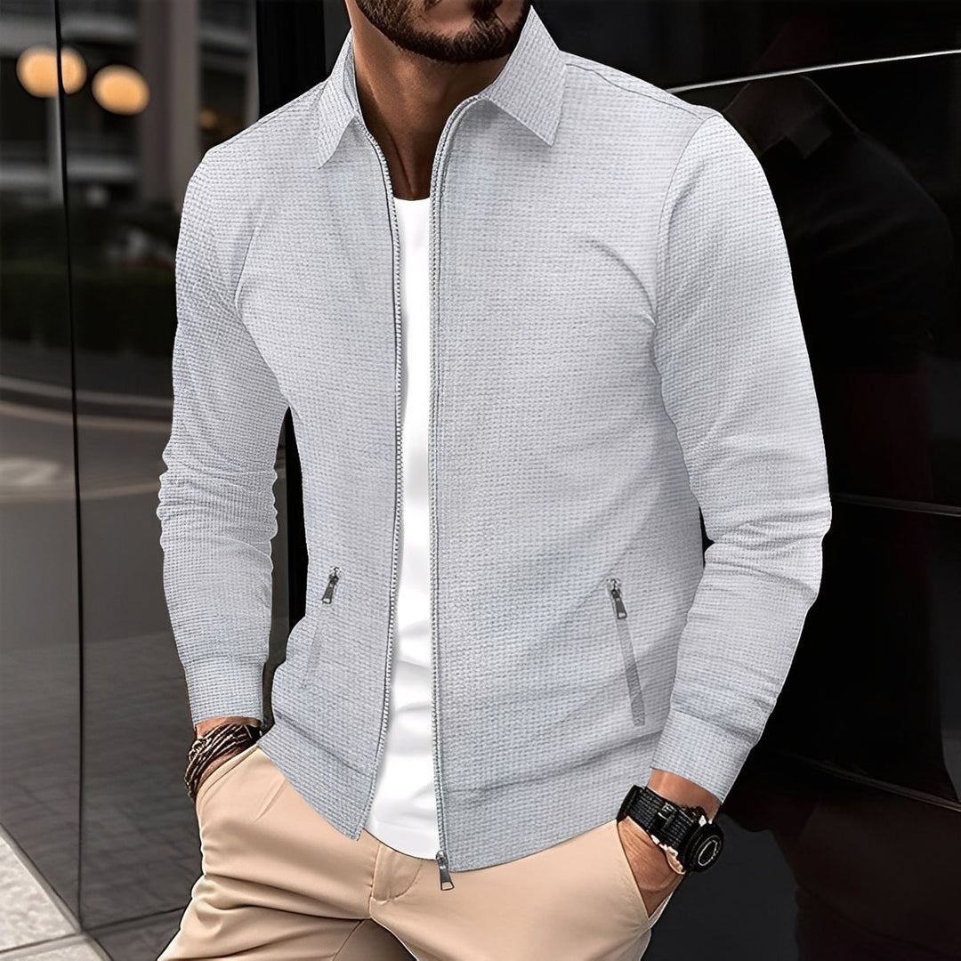 Anthony - Moderne Herrenjacke mit Reißverschlusstaschen