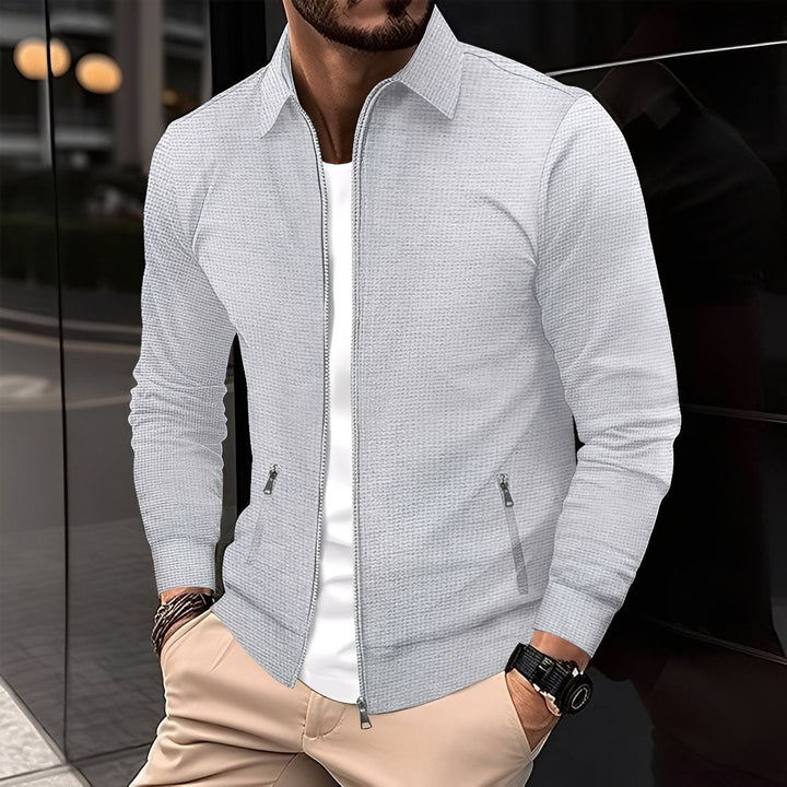 Anthony - Moderne Herrenjacke mit Reißverschlusstaschen