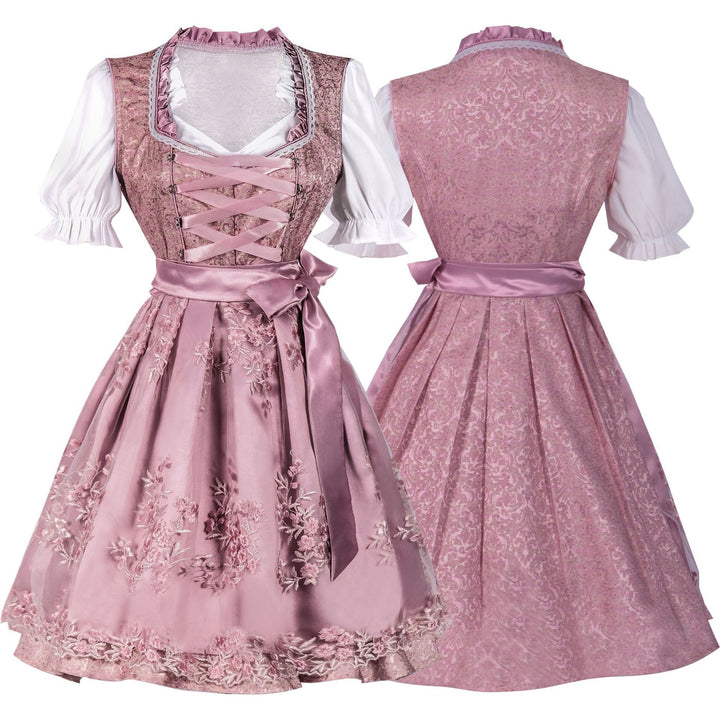 Rachael - Klassisches Oktoberfest-Dirndlkleid mit Schleife für Damen