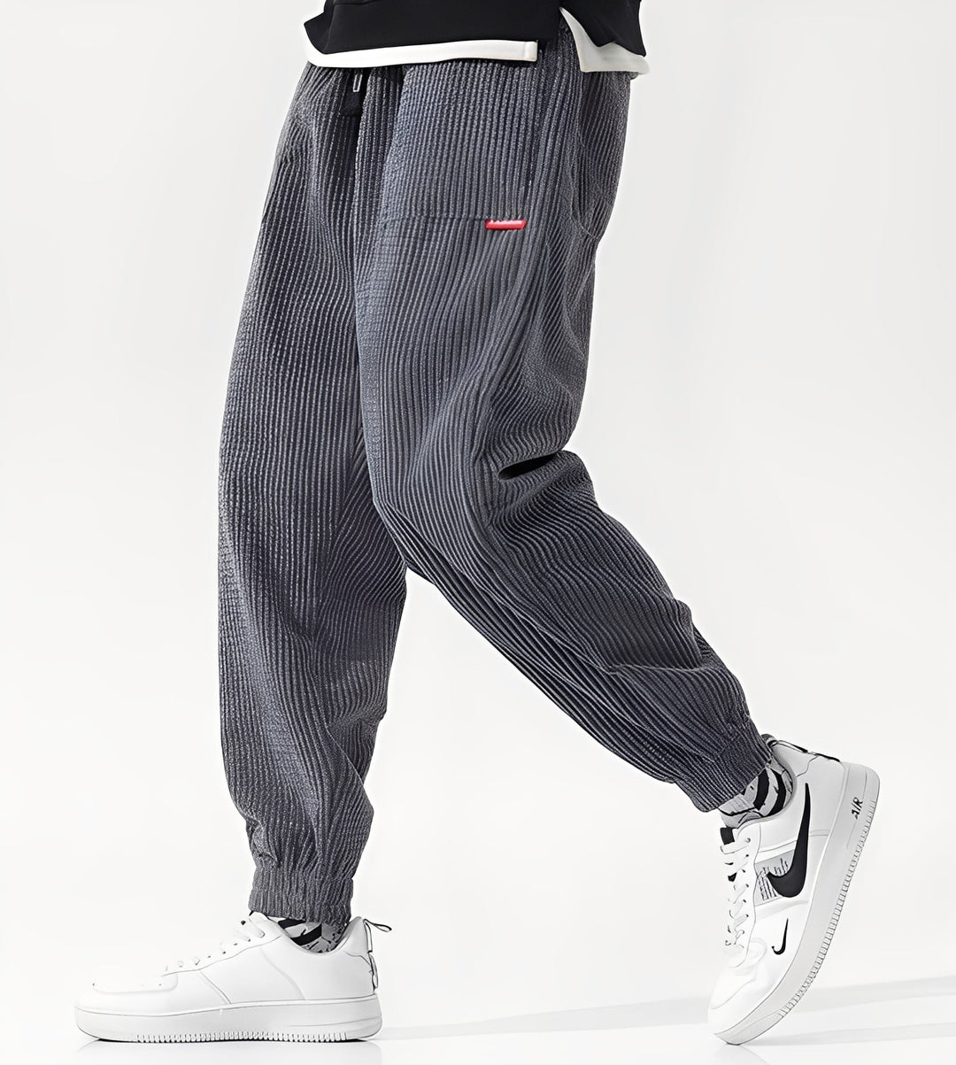 Nicholas - Modische Cord-Jogginghose für Herren