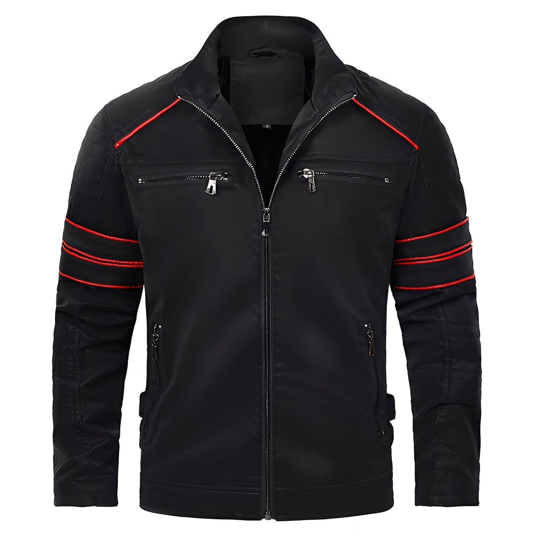 Jerold - Stilsichere Motorradlederjacke für Herren
