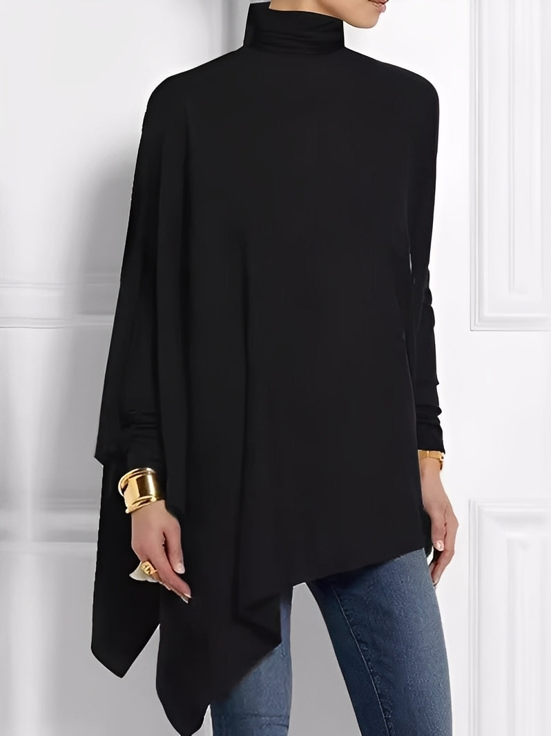 Kalysta - Trendiges schräges Fleece-Top für Frauen