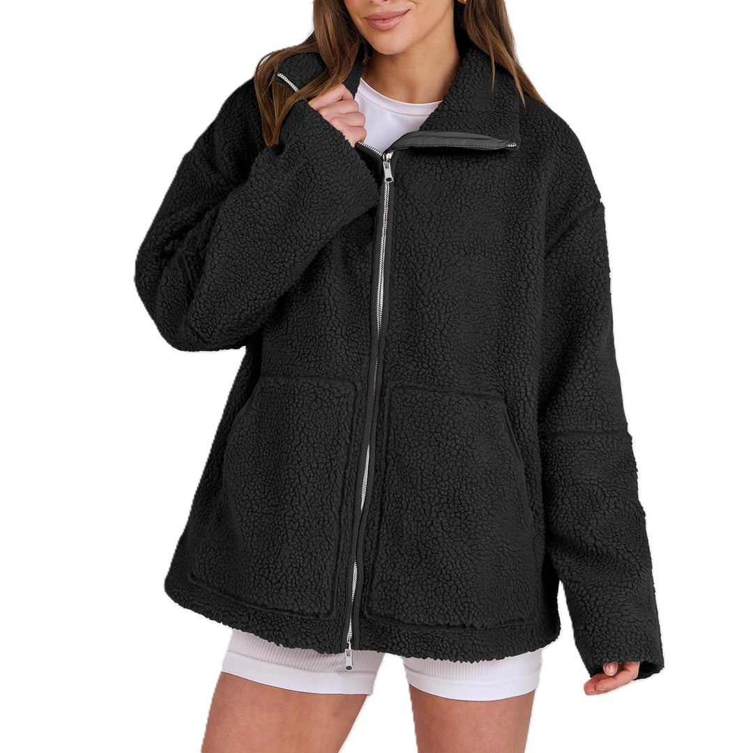 Evangelina - Gemütliche Frauenjacke aus Woll-Teddy