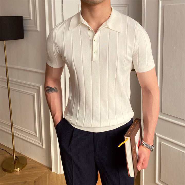 Tyrone - Herren-Poloshirt aus lässigem Strick