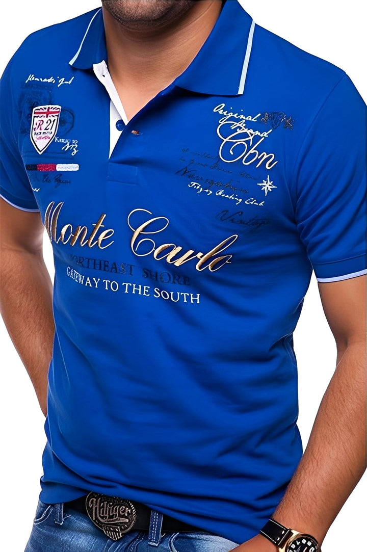 Brent - Komfortables Poloshirt mit Muster für Herren