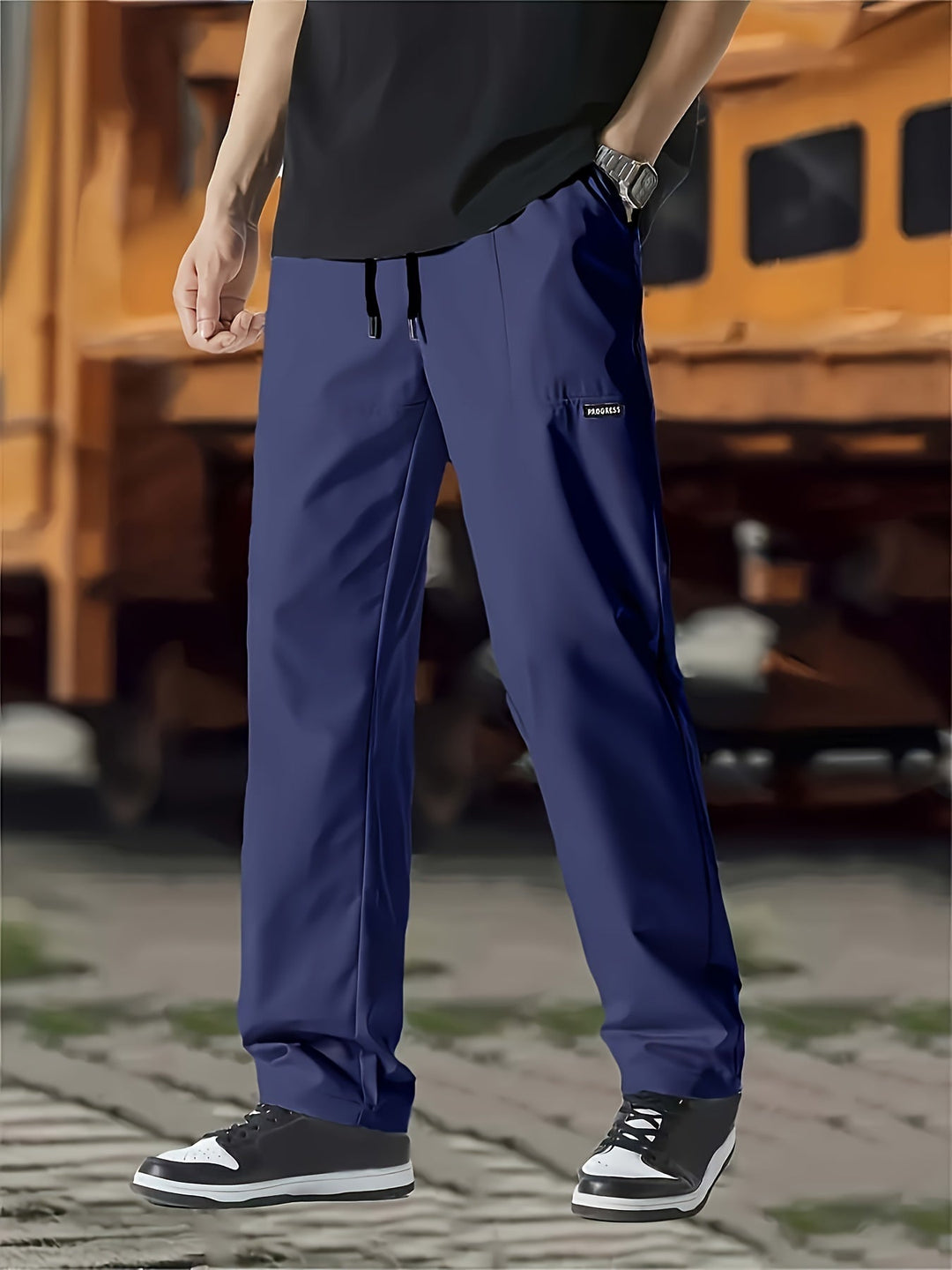 Esmund - Gemütliche Herrenhose mit Kordelzug