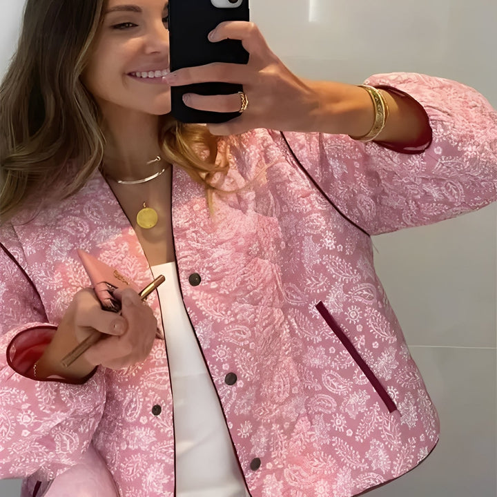 Katelyn - Bequeme Patchwork-Steppjacke für Frauen