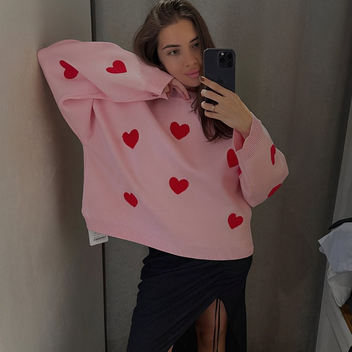 Marsha - Gemütlicher Damenpullover mit Muster