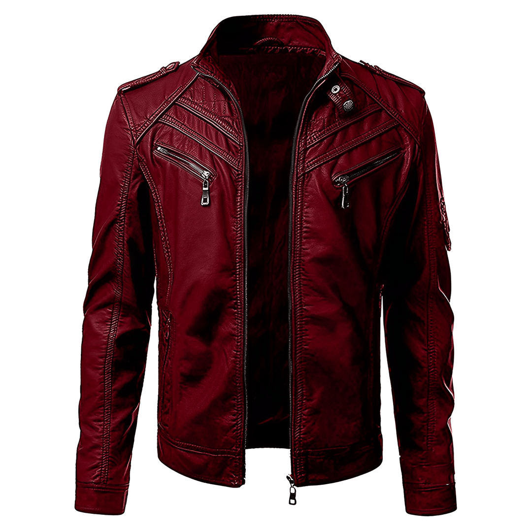 Lucas - Edle Lederjacke im modernen Stil