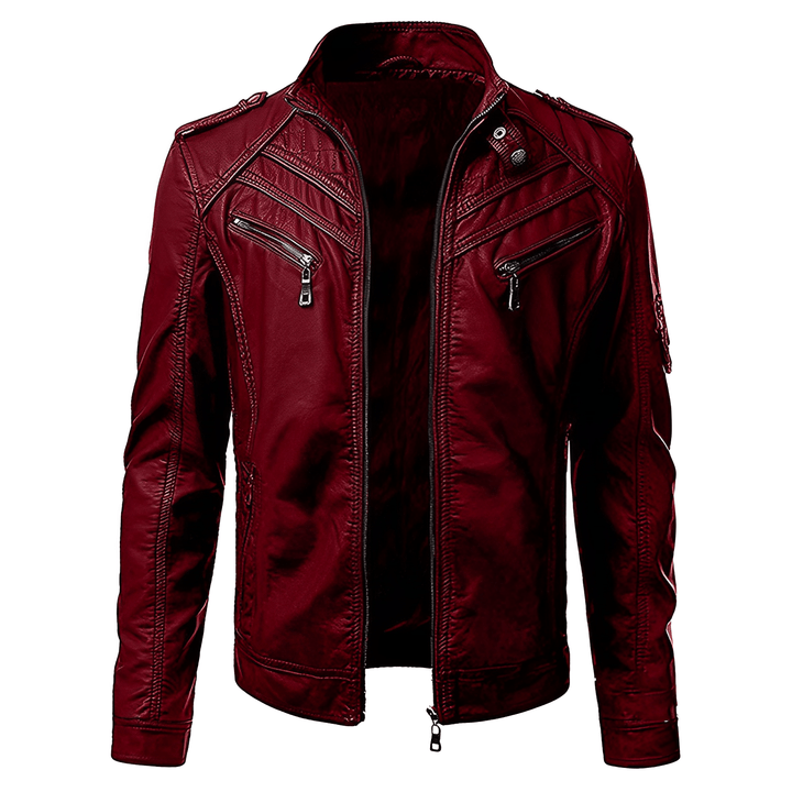 Lucas - Edle Lederjacke im modernen Stil