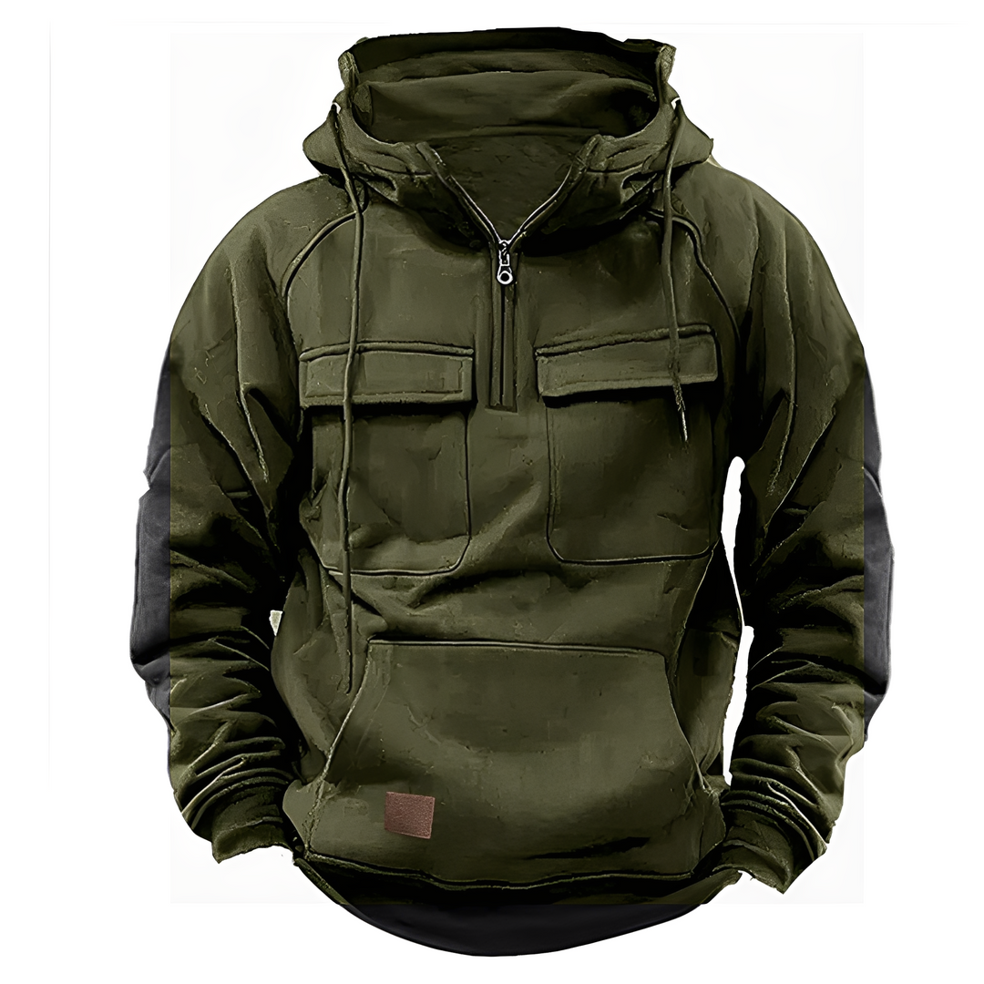 Malcom - Klassischer Herren-Hoodie mit vielen Taschen