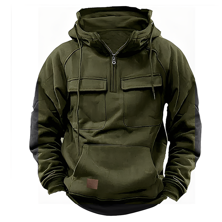 Malcom - Klassischer Herren-Hoodie mit vielen Taschen