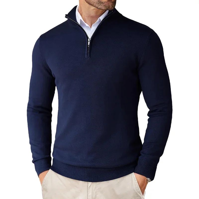 Bowen - Moderner Männerpullover mit Zipper